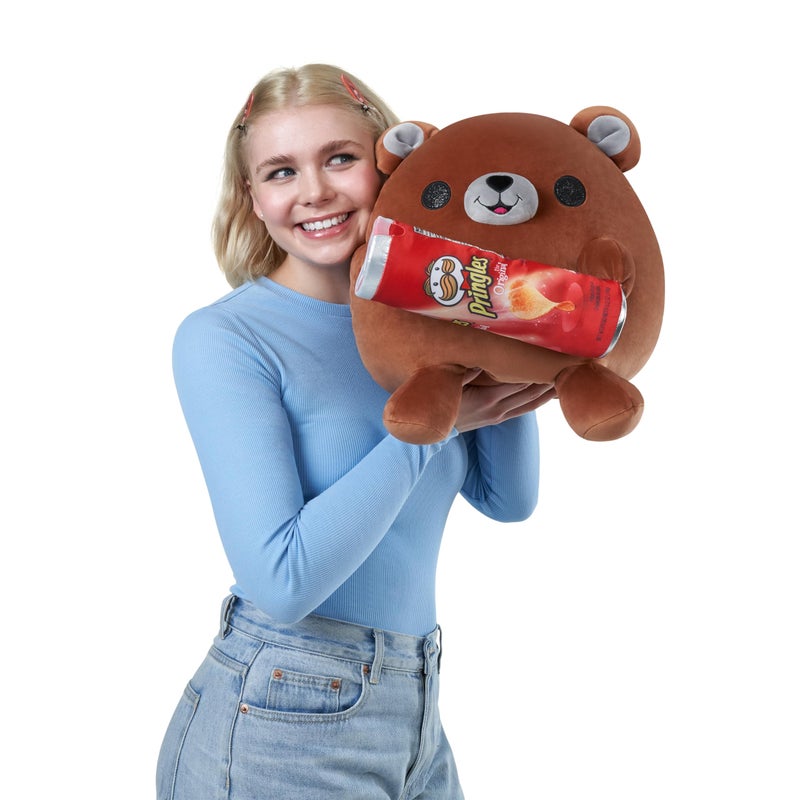 SNACKLES دب سنكلز (برينجلز) بحجم سوبر 14 بوصة من زورو، قماش فائق النعومة، دمية قابلة للجمع مع علامات تجارية مرخصة حقيقية، حيوان محشو - Image 3