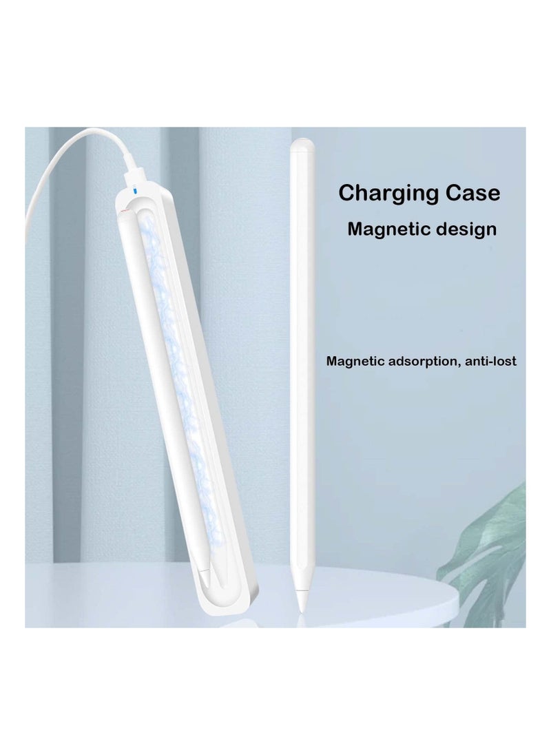 Compatible for Apple Pencil Magnetic Wireless Charger Dock, Charging Case for Ipencil 2nd Generation, Wireless Charger, Apple Pencil 2 Charger, with USB Cable, LED Indicator Light, Anti-Silp Base - Image 2
