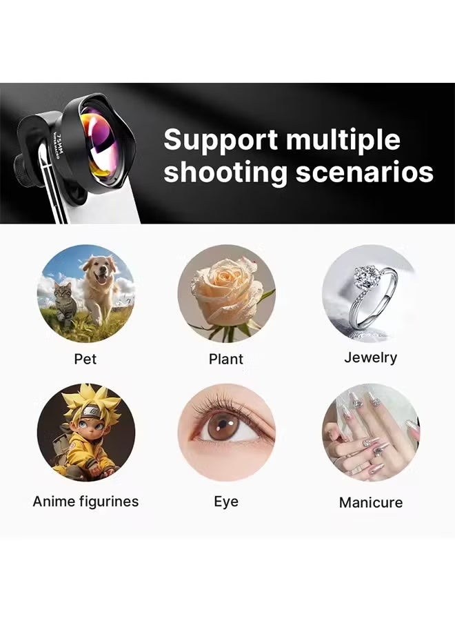 يولانزي عدسة ماكرو Ulanzi 17 مم 10x عالمية لهاتف iPhone 13 14 15 16 Mini Pro Max Samsung S20 S21 S22 S23 Ultra عدسة هاتف Huawei XiaoMi - Image 2