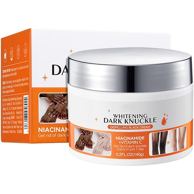 paminify 5.2oz Dark Knuckle Whitening Cream,Skin Body Bleaching For Dark Knees and Elbows,Moisturizing Strong Joint Whitening Cream for Clavicle,Neck,Niacinamide Vitamin C Dark Spot Corrector Remover - Image 1