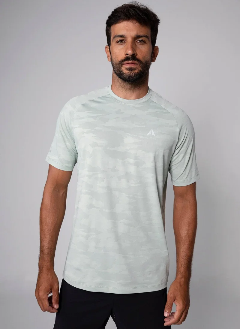 Aora Men’s Performance T-Shirt – Quick-Dry Athletic Fit for Training, Running & Everyday Comfort (Sage Green)