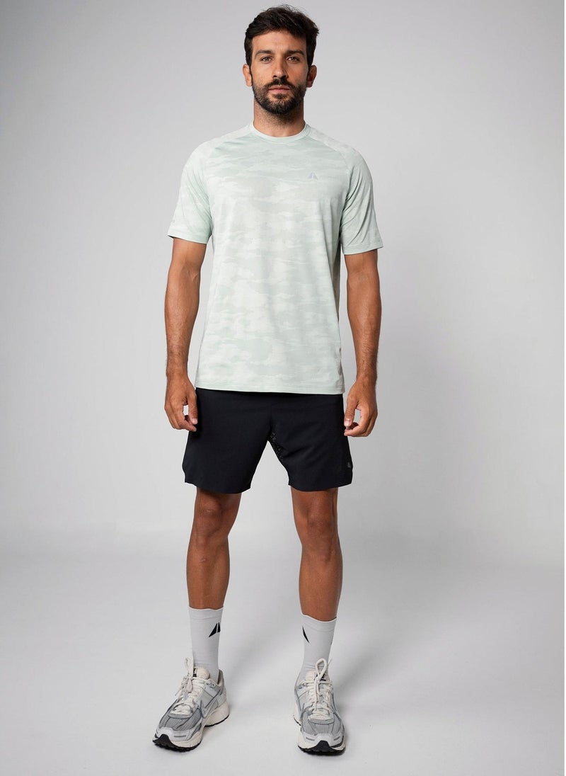 Aora Men’s Performance T-Shirt – Quick-Dry Athletic Fit for Training, Running & Everyday Comfort (Sage Green) - Image 3
