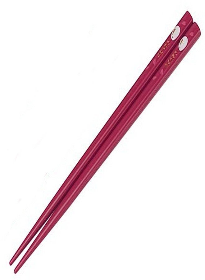 Skater Japanese Rabbit Blossom Chopstick and Case, Red - Image 3