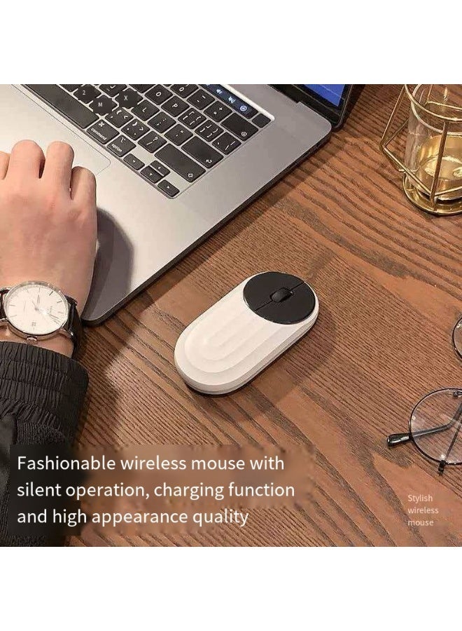 Silent Wireless Rechargeable Mouse, Noiseless Click for Office & Home - Image 1