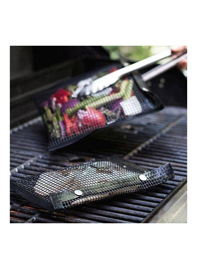 NIBEMINENT Non-Stick Mesh Grilling Bag Black 240x140x1mm  - Image 2