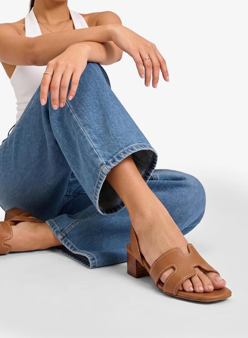 ALDO  Javamannon Sling Back Low Heel Sandals for Women | Best Price UAE