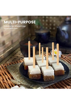 Generic 5.5”(14 cm) Bamboo Coffee Stir Sticks – 1000 Wooden Stirrers for Hot & Cold Beverages – Biodegradable, BPA-Free & Perfect for Coffee Bars & Events & Home  - Image 4