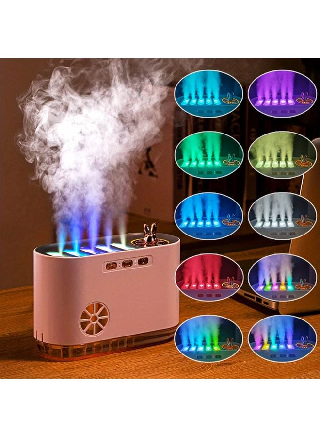 Pickup Dynamic Humidifier Nordic White Music Sync 7 Color LED Lights Diffuser Auto Off USB Powered - Image 2