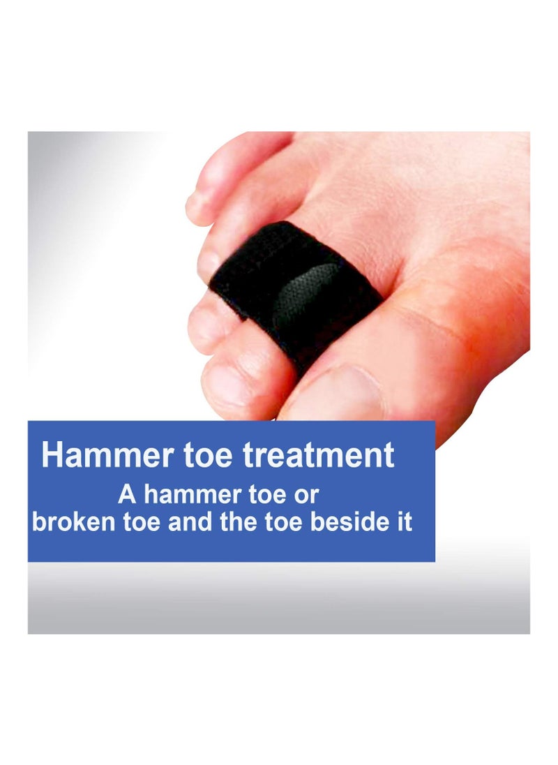 Generic - 4 Pieces Broken Toe Wraps Toe Splint Hammer Toe Straightener - Image 1