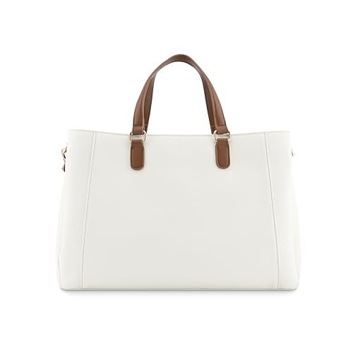 Fastrack Casual 14" Laptop Tote | Faux-Leather Women's Handbags |14" Laptop Tote for Workwear and College, White - Image 5