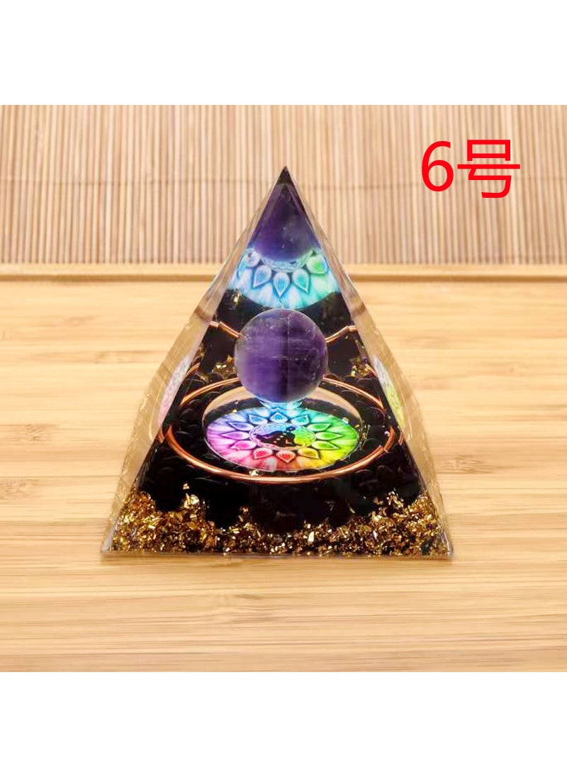 Generic Crystal Shards Energy Pyramid Office Decor 6. 