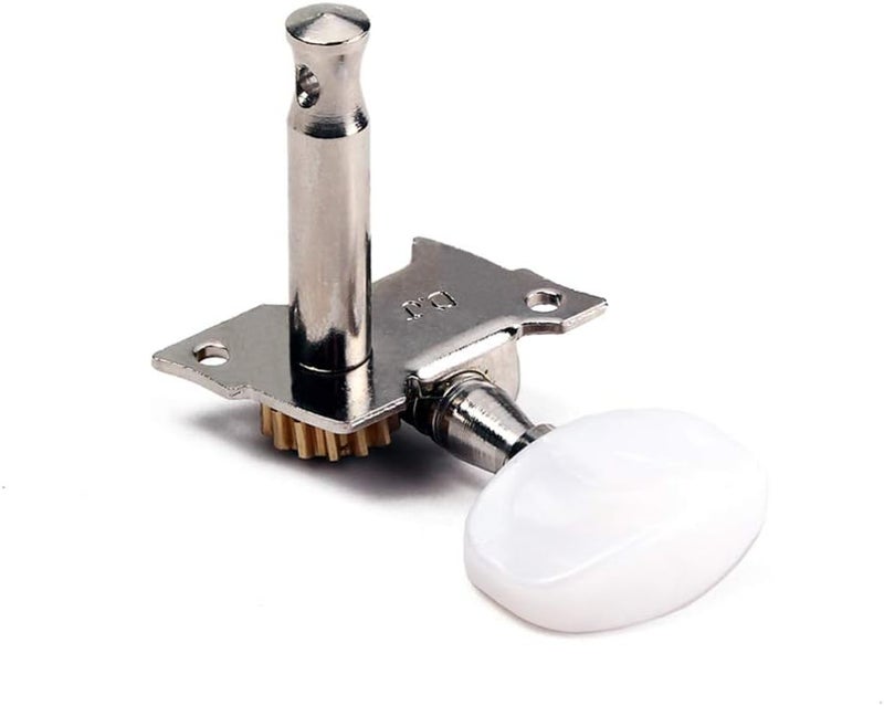 comfrt 5pcs Banjo String Tuning Pegs Guitar Tuner Machine Heads Knobs Tuning Keys for Acoustic Electric Guitar Ukulele Banjo (Silver) - Image 5