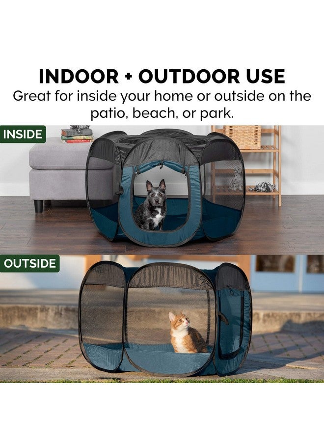 خيمة لعب الحيوانات الأليفة من فورهافن - أزرق بحري، مقاس متوسط - Image 5