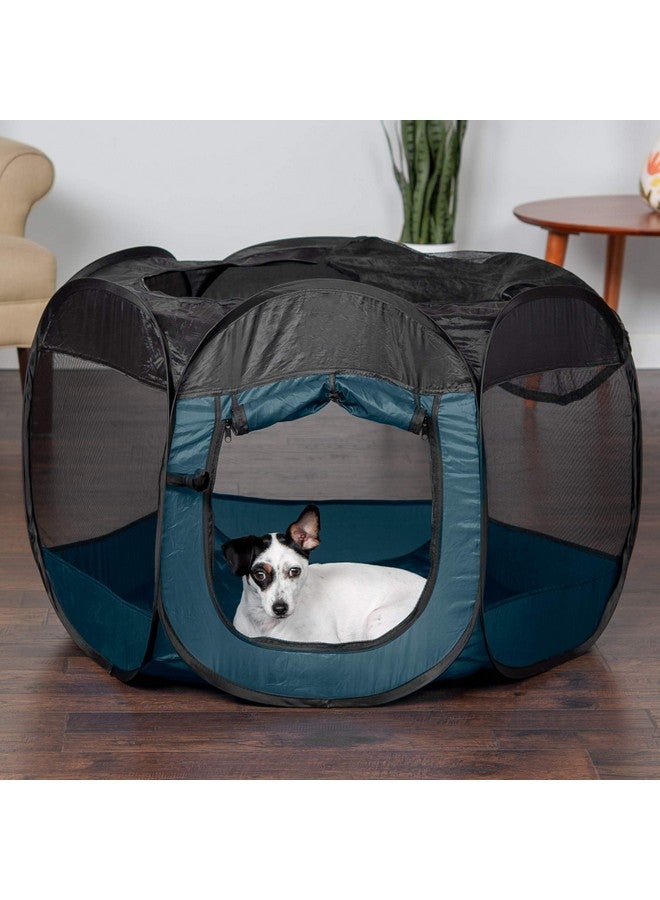 خيمة لعب الحيوانات الأليفة من فورهافن - أزرق بحري، مقاس متوسط - Image 3