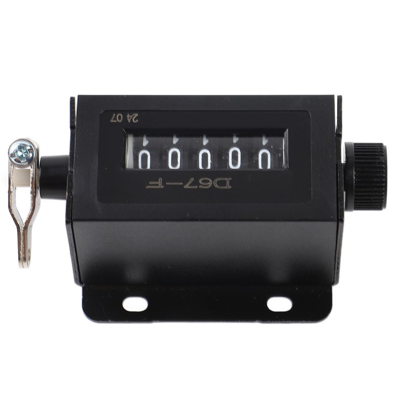 Baile 5 Digit Mechanical Counter: Sturdy Metal Construction, Resettable Pull Counter - Accurate Clear Digital Display, Manual Stroke Clicker for Textile Machinery, Printing, Conveyor Systems - Image 4
