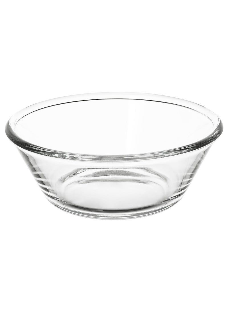 Classic Clear Glass Serving Bowl, 20 cm Diameter