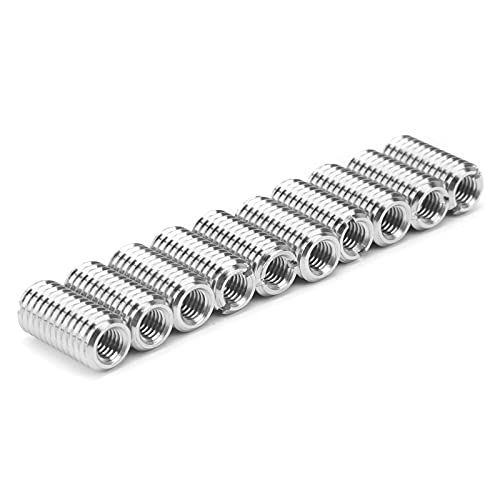 POCREATION 10 pcs Thread Conversion Inserts KitM10x1.5 to M6x1.0 Reducing Fastener, Thread Repair Insert for Damaged Threads, Metric Thread Adapter, Thread Restoration Tool - Image 4