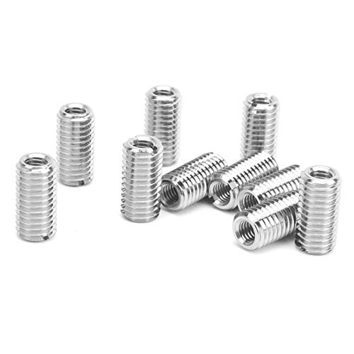 POCREATION 10 pcs Thread Conversion Inserts KitM10x1.5 to M6x1.0 Reducing Fastener, Thread Repair Insert for Damaged Threads, Metric Thread Adapter, Thread Restoration Tool - Image 5