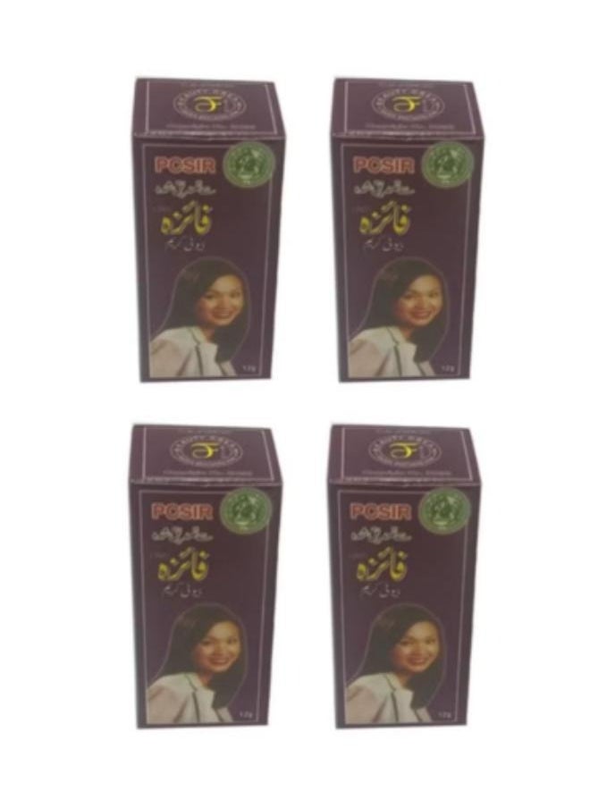 Faiza Cream 4 Pcs of Faiza Beauty Cream, skin lightening and dark spots removal, 12 grams  - Image 2