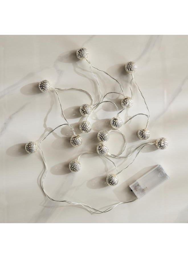 Dux Metal Ball String Light with 15 Warm LED