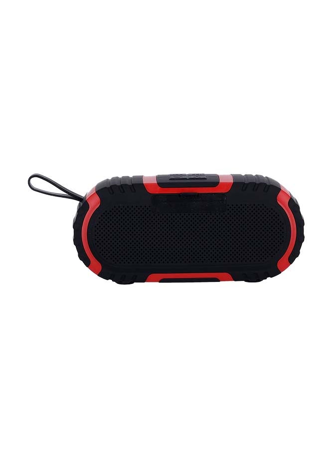 GEEPAS Rechargeable Bluetooth Speaker with TWS Connection/Bluetooth /Hand-Free Calling/USB/TF/AUX-IN/Radio Black/red - Image 3