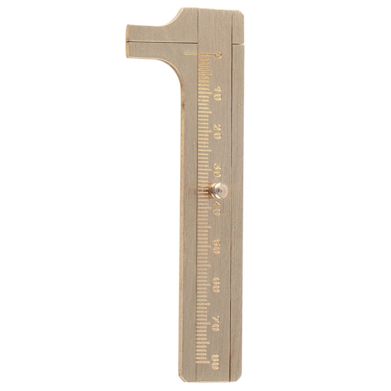 Brass Vernier Caliper Single Scale Length 12cm Ultra Accurate Non Magnetic Smooth Sliding Tool - Image 2
