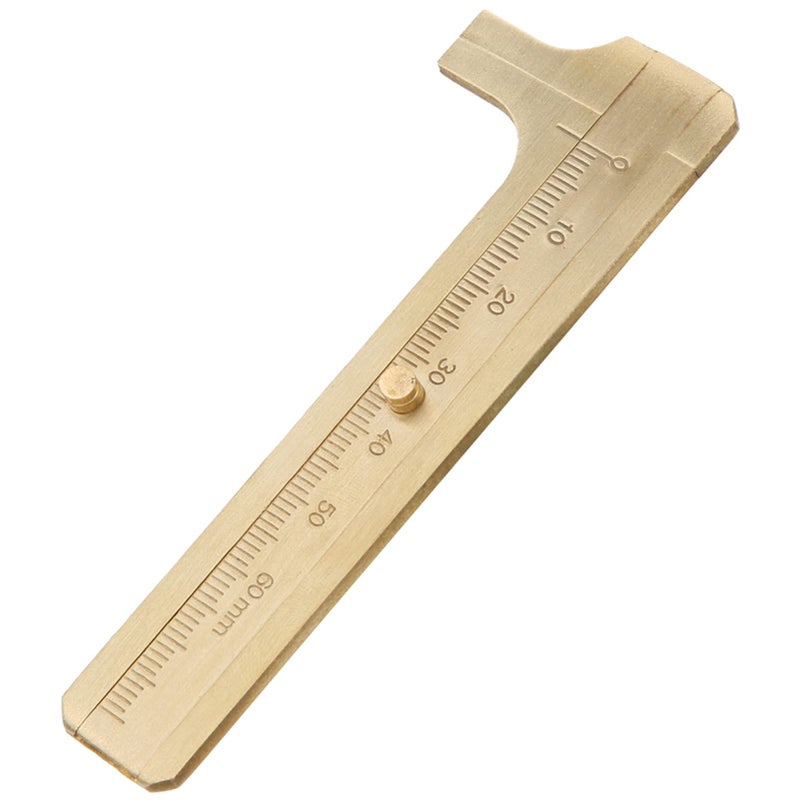 Brass Vernier Caliper Single Scale Length 12cm Ultra Accurate Non Magnetic Smooth Sliding Tool - Image 5