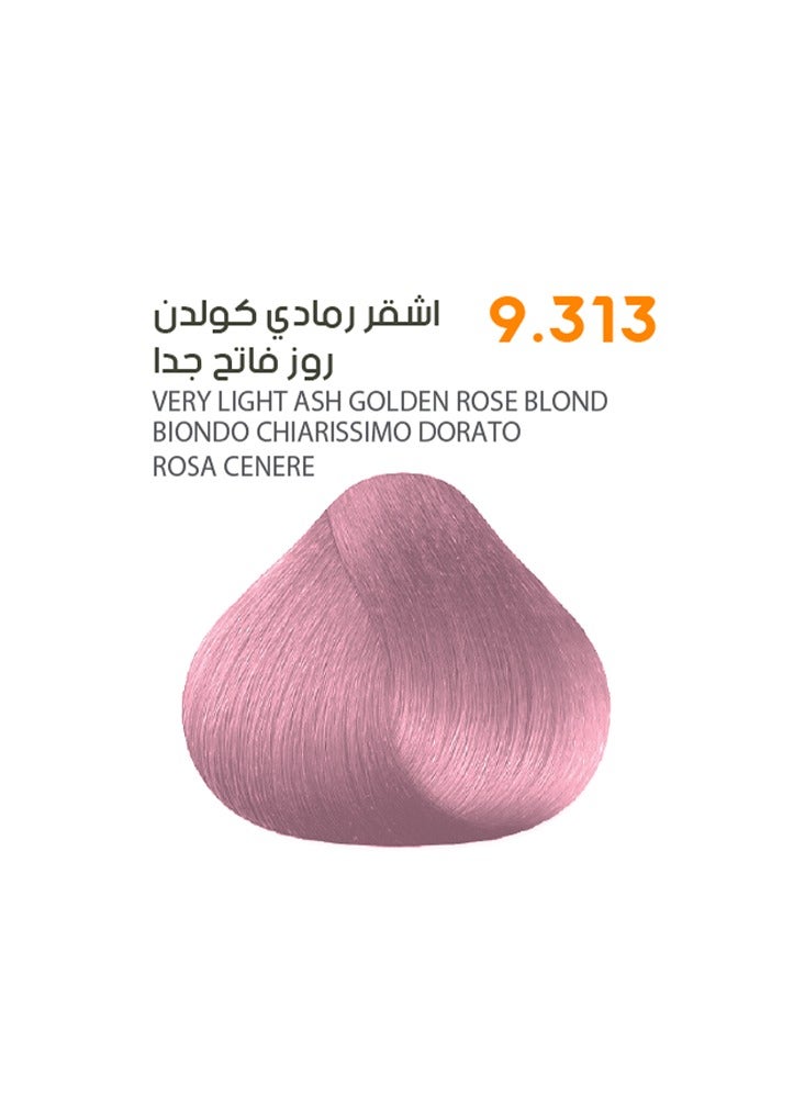 SAVOO Hair Color Cream #9.313 Very Light Ash Golden Rose Blonde – Permanent Hair Dye with  Oil Plex & Plant Extracts | 100ml | Multi-Tonal Cool, Warm & Rosy Blonde with Grey Coverage - Image 1