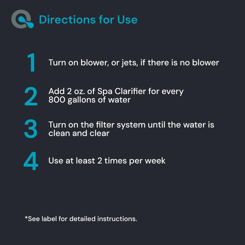 MAV AquaDoc Spa Clarifier & Hot Tub Clarifier for Fast Acting Cloudy Water Treatment, The Spa Clarifier Hot Tub Owners Love, Use Our Hot Tub Water Clarifier to Keep Your Spa Clear & Balanced - MAV AquaDoc 16oz - Image 4