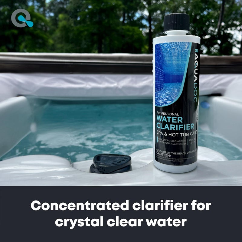 MAV AquaDoc Spa Clarifier & Hot Tub Clarifier for Fast Acting Cloudy Water Treatment, The Spa Clarifier Hot Tub Owners Love, Use Our Hot Tub Water Clarifier to Keep Your Spa Clear & Balanced - MAV AquaDoc 16oz - Image 2