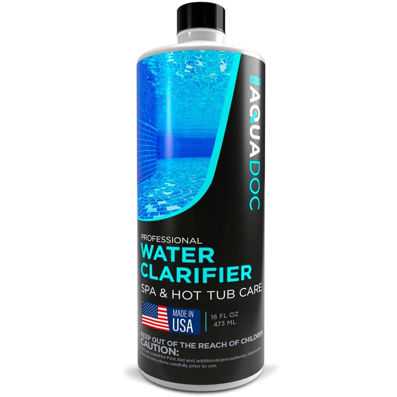 MAV AquaDoc Spa Clarifier & Hot Tub Clarifier for Fast Acting Cloudy Water Treatment, The Spa Clarifier Hot Tub Owners Love, Use Our Hot Tub Water Clarifier to Keep Your Spa Clear & Balanced - MAV AquaDoc 16oz - Image 1