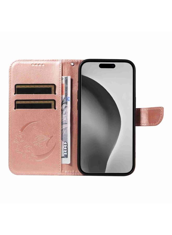 S-TOP Case For iPhone 16 Pro Max Swallowtail Butterfly Embossed Leather Phone Case - Image 4