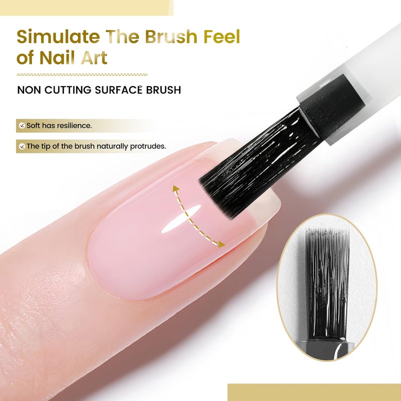 JODSONE Top Coat for Chrome Nail Powder - 16.5ml No Wipe Gel Top Coat for Rubbing Mirror/Chrome Nail Powders, Smooth Finish, High Gloss, U V/LED Curing Needed - Image 5