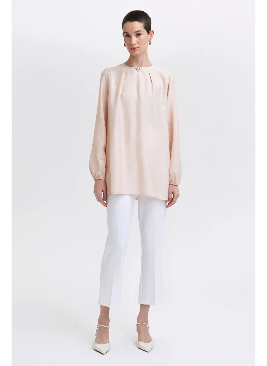 توتشي Button Detailed Tunic