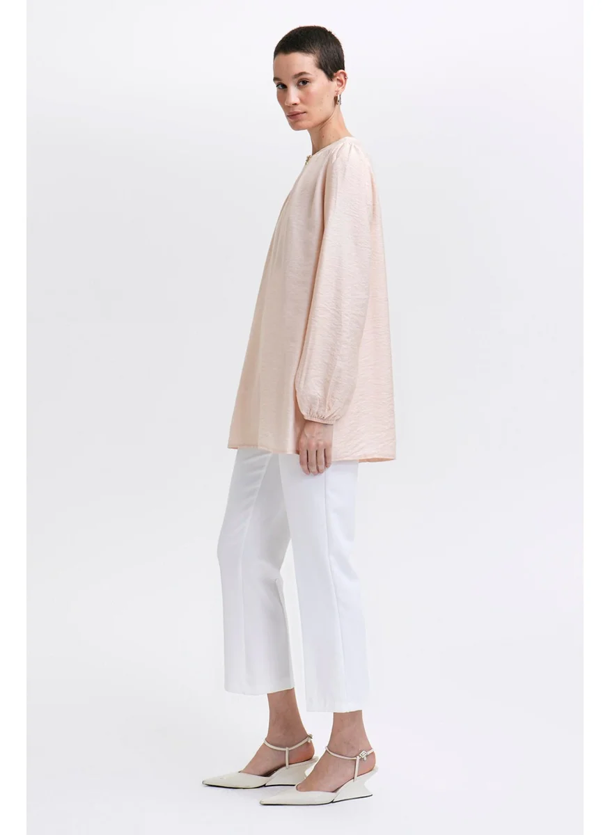 توتشي Button Detailed Tunic