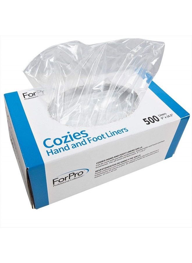 ForPro Professional Collection ForPro Cozies Hand and Foot Liners, Paraffin Wax Liners for Hands and Feet, Heated Mitts and Booties, 500-Count  - Image 1