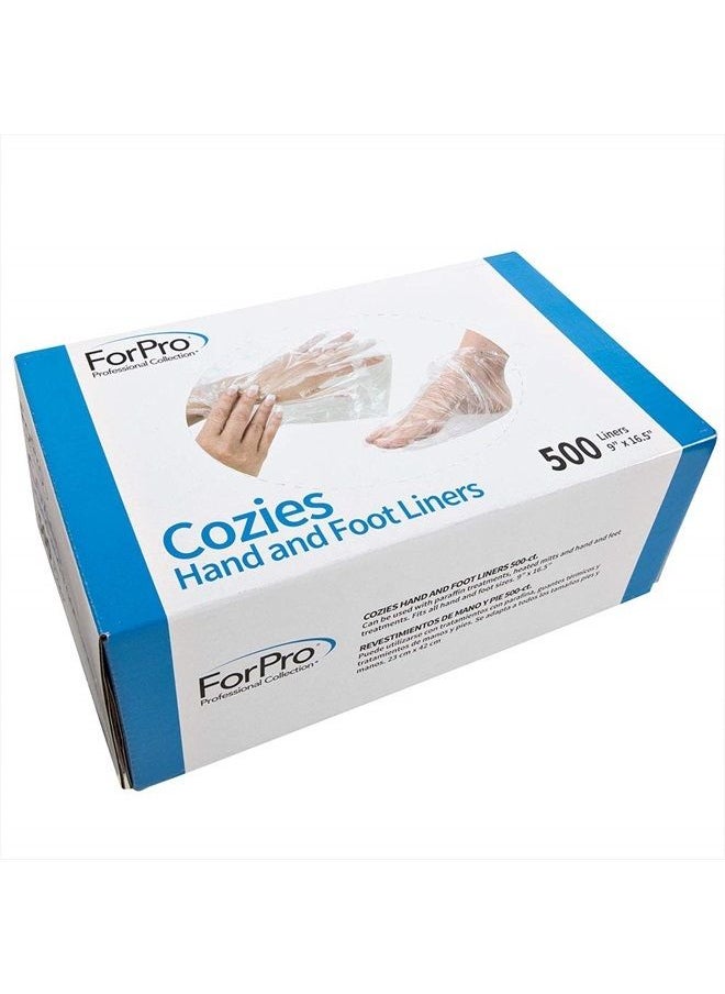 ForPro Professional Collection ForPro Cozies Hand and Foot Liners, Paraffin Wax Liners for Hands and Feet, Heated Mitts and Booties, 500-Count  - Image 2
