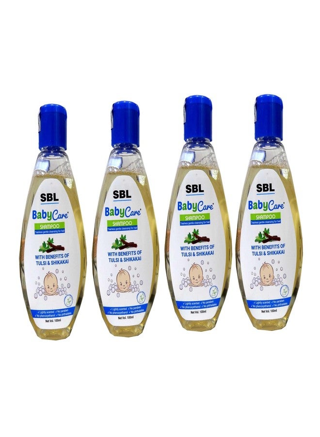 SBL BabyCare Baby Shampoo, 100 ml (Pack of 4) - Image 1