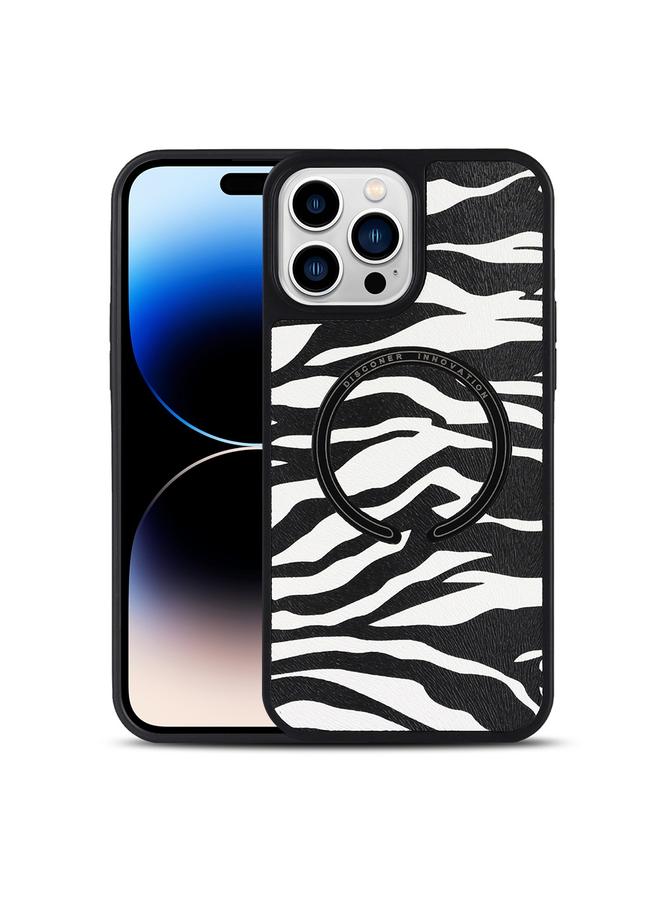 S-TOP Case For iPhone 14 Pro Max Leather Texture MagSafe Magnetic Phone Case - Image 1