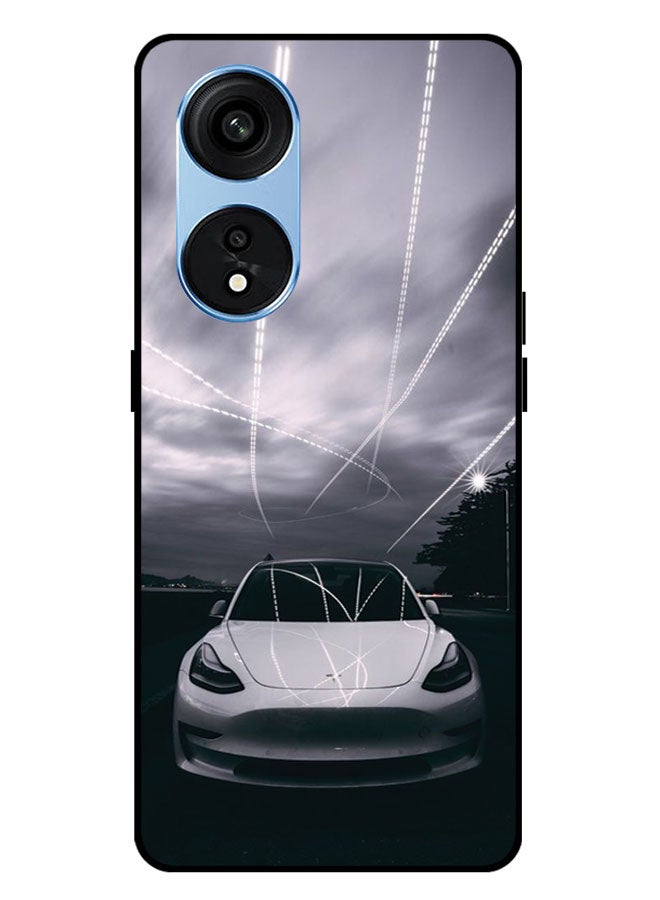 EYE CATCH Printed Protective Case Cover For Oppo A1 PRO -  Tesla Car - Image 1