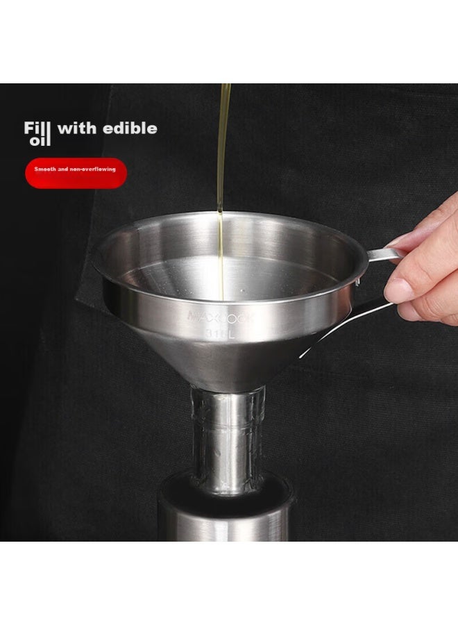 MAX COOK Meichun (maxcook) Funnel Oil Strainer, 316l Stainless Steel Funnel, Thickened 11cm Mccu6111  - Image 5