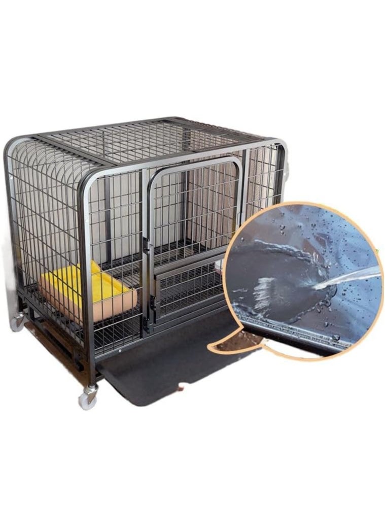 TRADE BAY - Dog Cage Foldable 43inches Large Size 110X72X96cm - Image 1