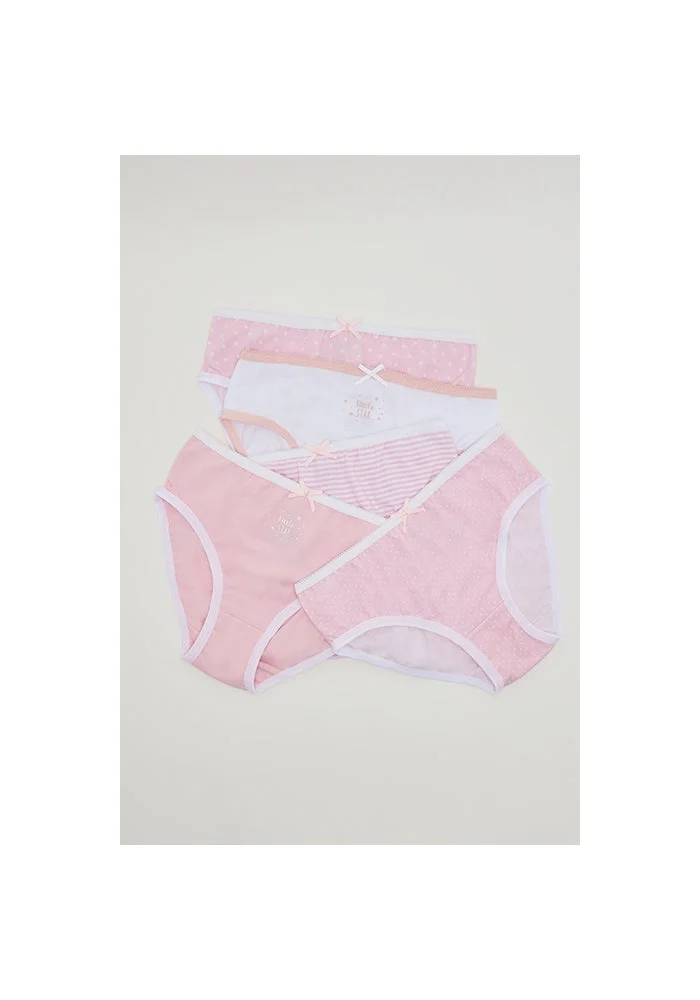 أر أند بي 5 Pack Printed Bikini Briefs