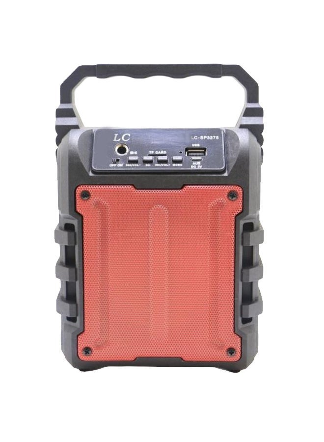 LC Portable Card Speaker Multicolor with LED Light and Bluetooth Music Player