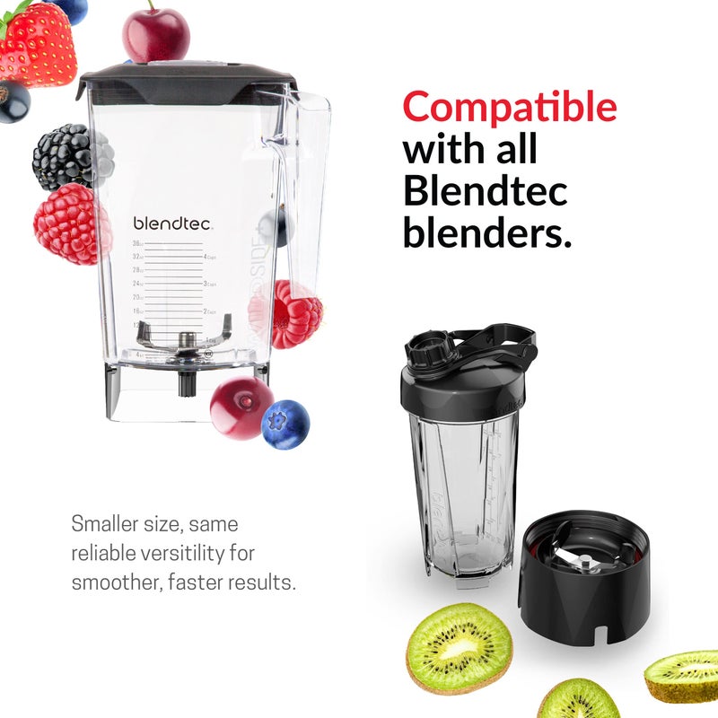 Blendtec Blendtec 90 oz WildSide+ Jar - Replacement Kitchen Blender Jar - Compatible with All Blendtec Blenders - 36 oz Blending Capacity - Clear  - Image 3
