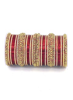 GOHONA GOHONA Colorful Bangle Collection Beautifully Designed Indian Bollywood Style Alloy Metal Bangles for Kids Teenagers and Women  - Image 2