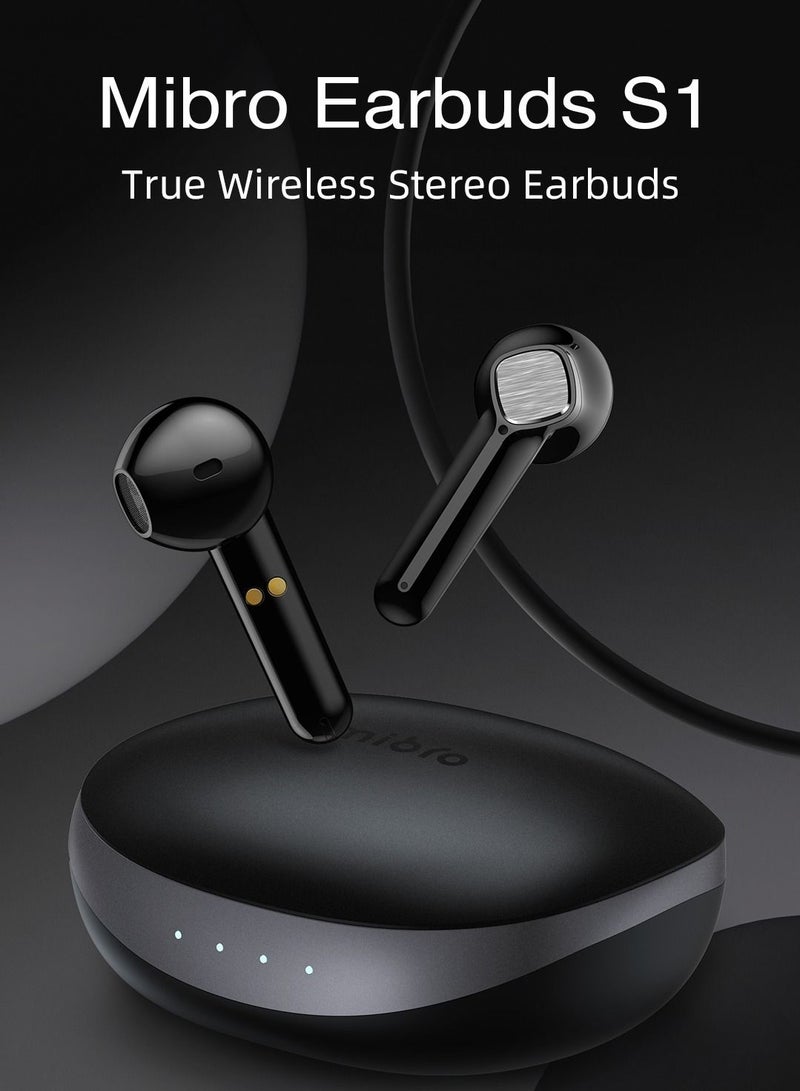 Mibro سماعة رأس لاسلكية بلوتوث مقاومة للماء IPX5، لون أسود - Image 2