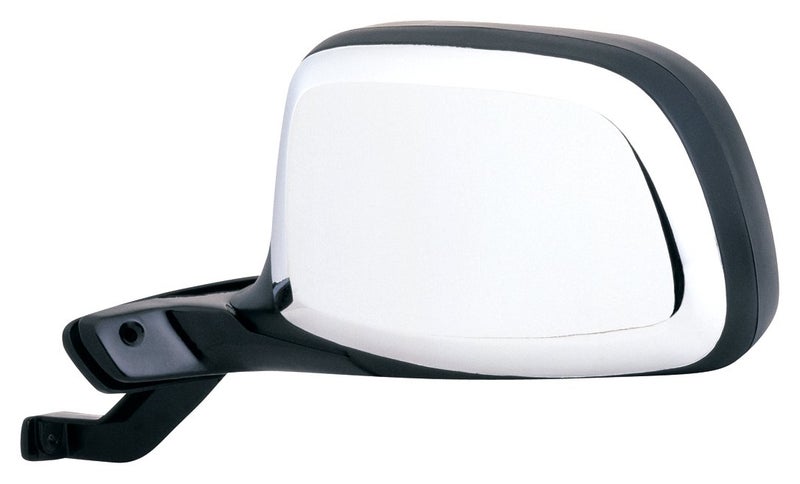 Fit System 61034F Driver Side Mirror for Bronco F150 F250 F350 HD BlackChrome Foldaway Paddle Design Manual
