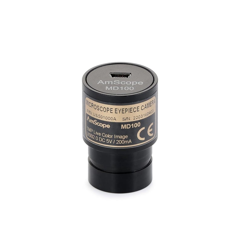 AmScope AmScope  1MP USB 20 Color CMOS Digital Eyepiece Microscope Camera  MD100  - Image 1