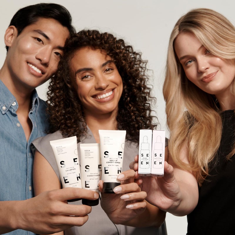 SEEN Discovery Kit - Fragrance Free - Non-Comedogenic & Hair Set- Dermatologist-Developed - Safe for Sensitive, Eczema & Acne Prone Skin - Image 4